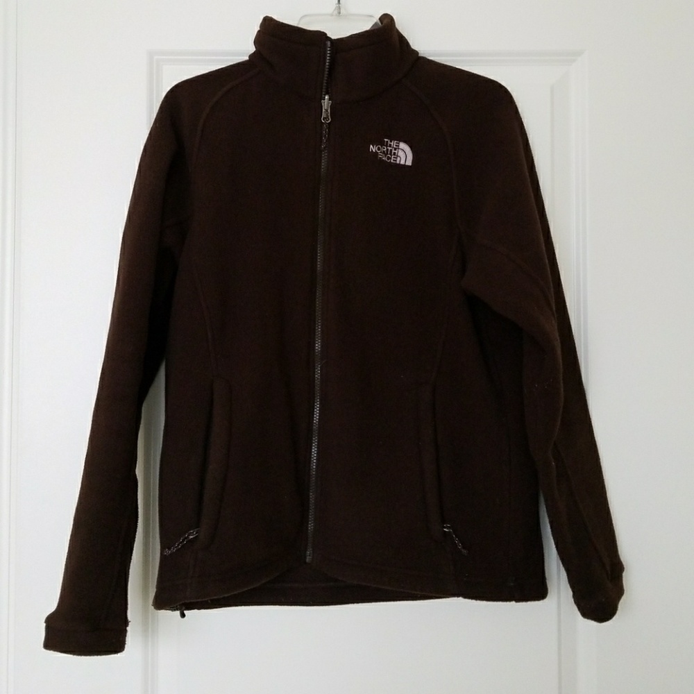 Brown North Face fleece